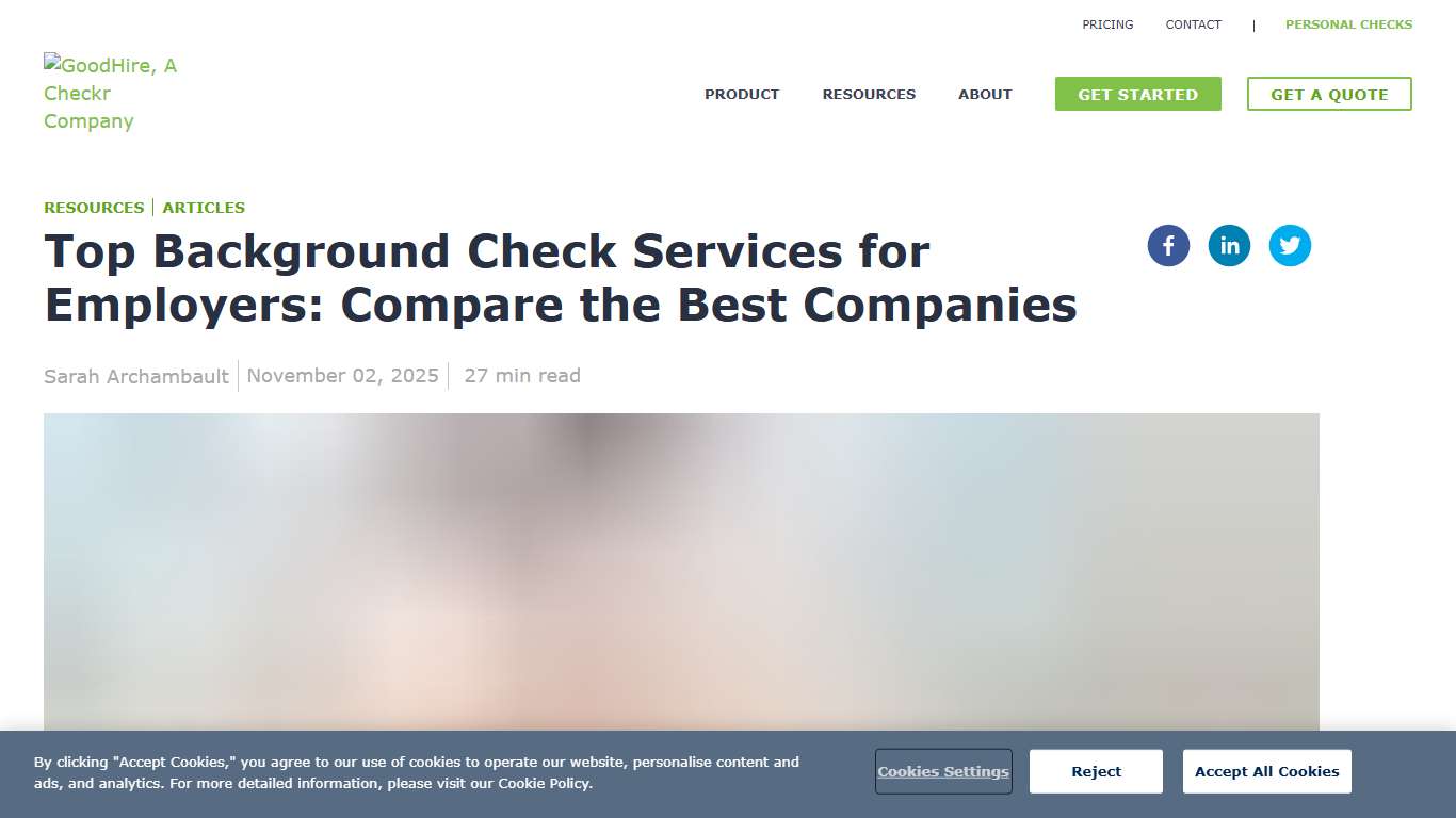Best Background Check Companies for Employers in 2026 | GoodHire